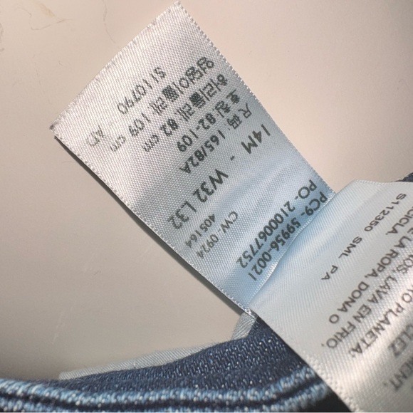 Signature by Levi Strauss Blue Straight Leg Jeans - Picture 12 of 12